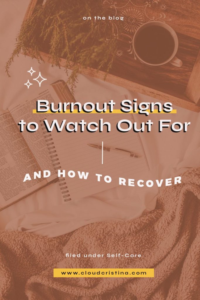 Signs of Burnout